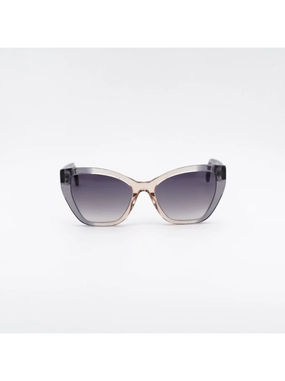 Moschino MOS155/S 0MQE 9O Sunglasses Grey Cat Eye Frame, Grey Lenses